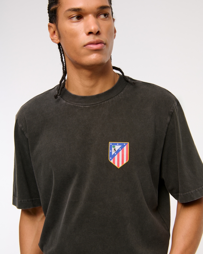 Atlético de Madrid Vintage-Inspired Graphic Tee