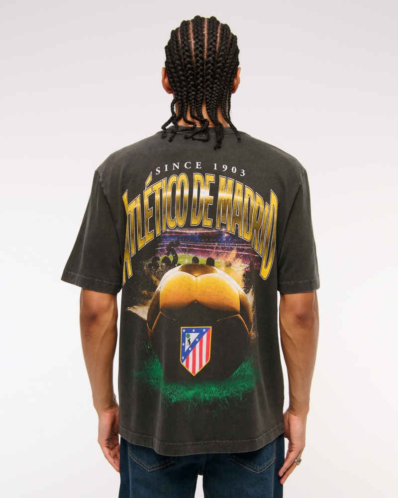 Atlético de Madrid Vintage-Inspired Graphic Tee