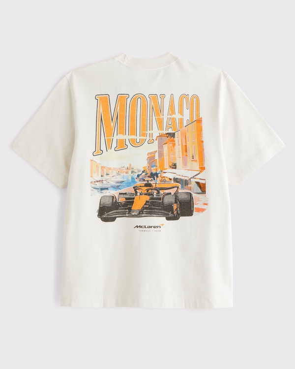 McLaren Vintage-Inspired Graphic Tee, Cream view 1