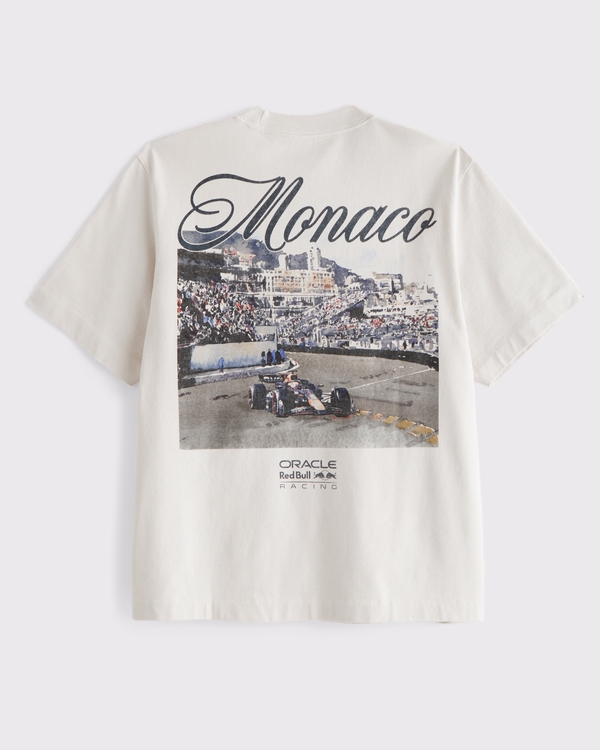 Oracle Red Bull Racing Vintage-Inspired Graphic Tee, Feather Gray view 1