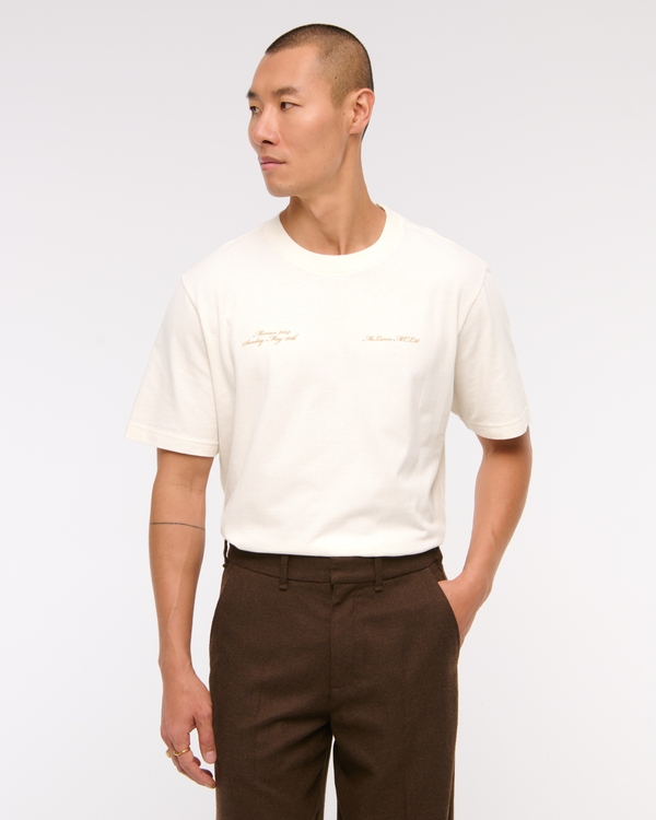 McLaren Vintage-Inspired Graphic Tee, Cream view 2