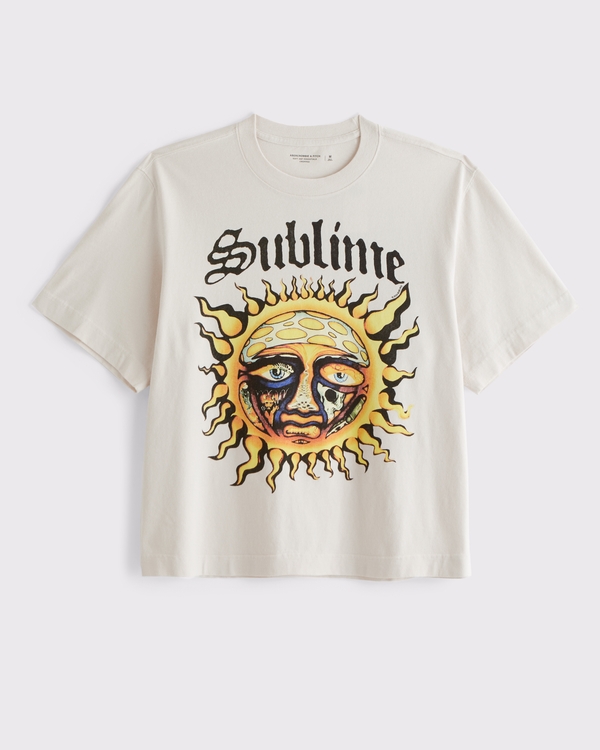 Men's Cropped Sublime Graphic Tee | Men's Clearance | Abercrombie.com