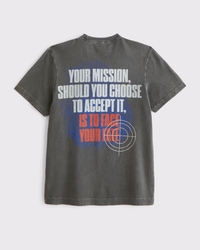 Tee mit "Mission: Impossible"-Grafik
