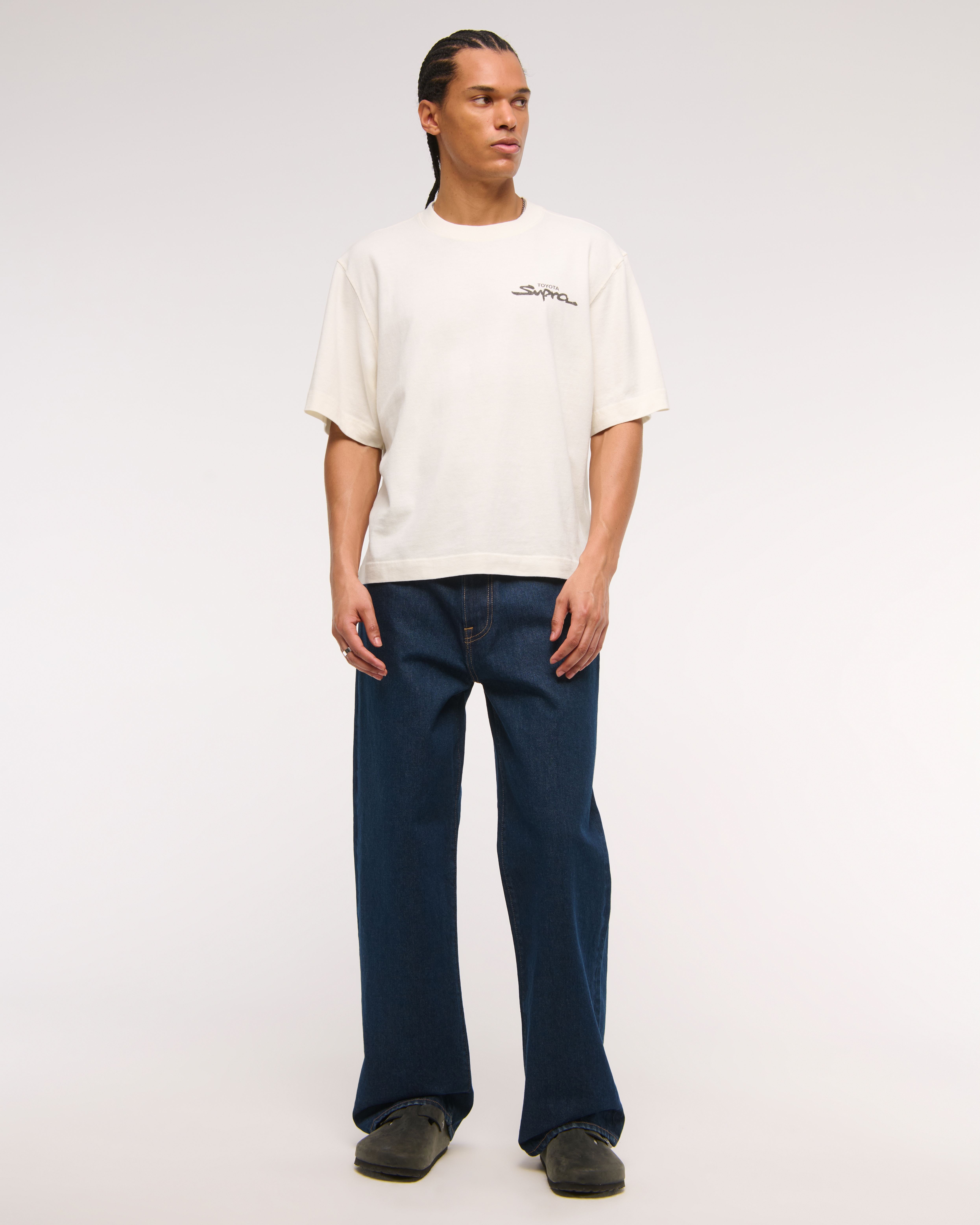 Men's Cropped Toyota Supra Graphic Tee | Men's Clearance