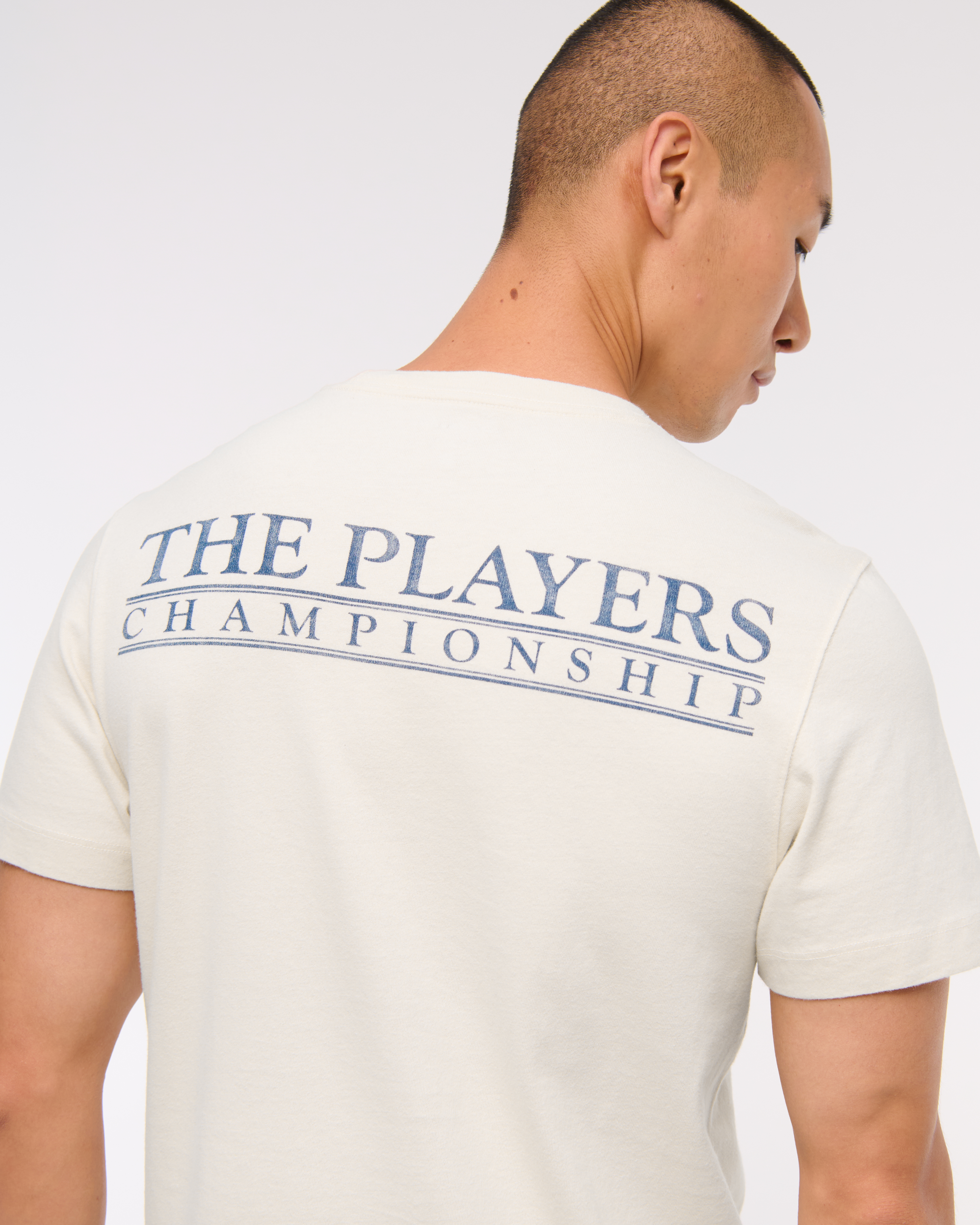 Abercrombie & Fitch Pga The Players Championship Graphic Tee In Brown