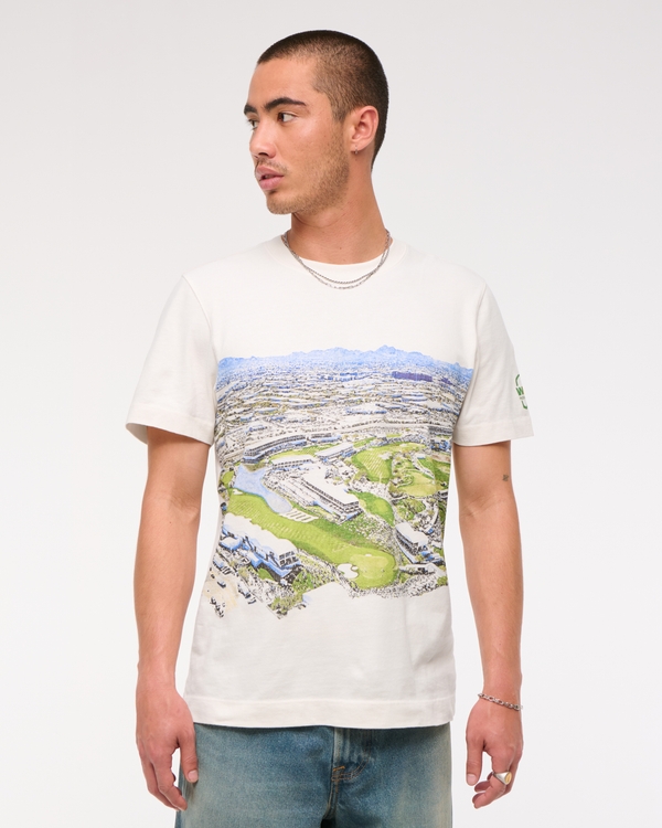 WM Phoenix Open Graphic Tee, Cream view 1
