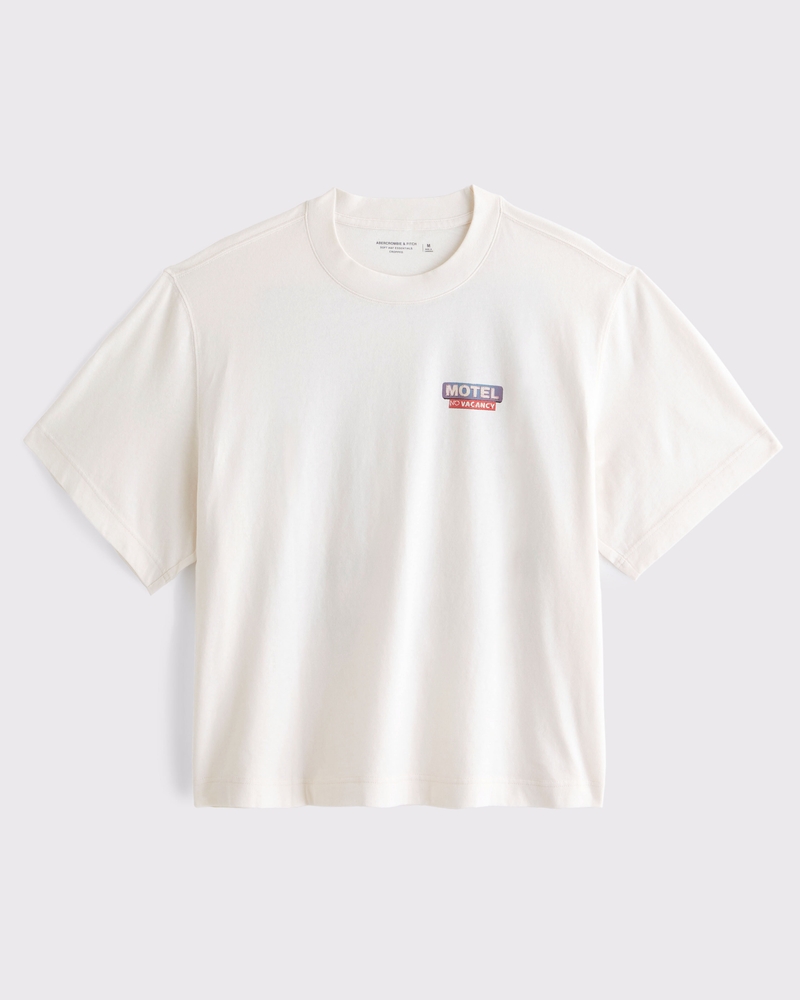 Men's Cropped Western Graphic Tee | Men's Clearance