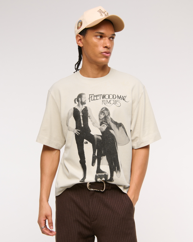 Cropped Fleetwood Mac Graphic Tee