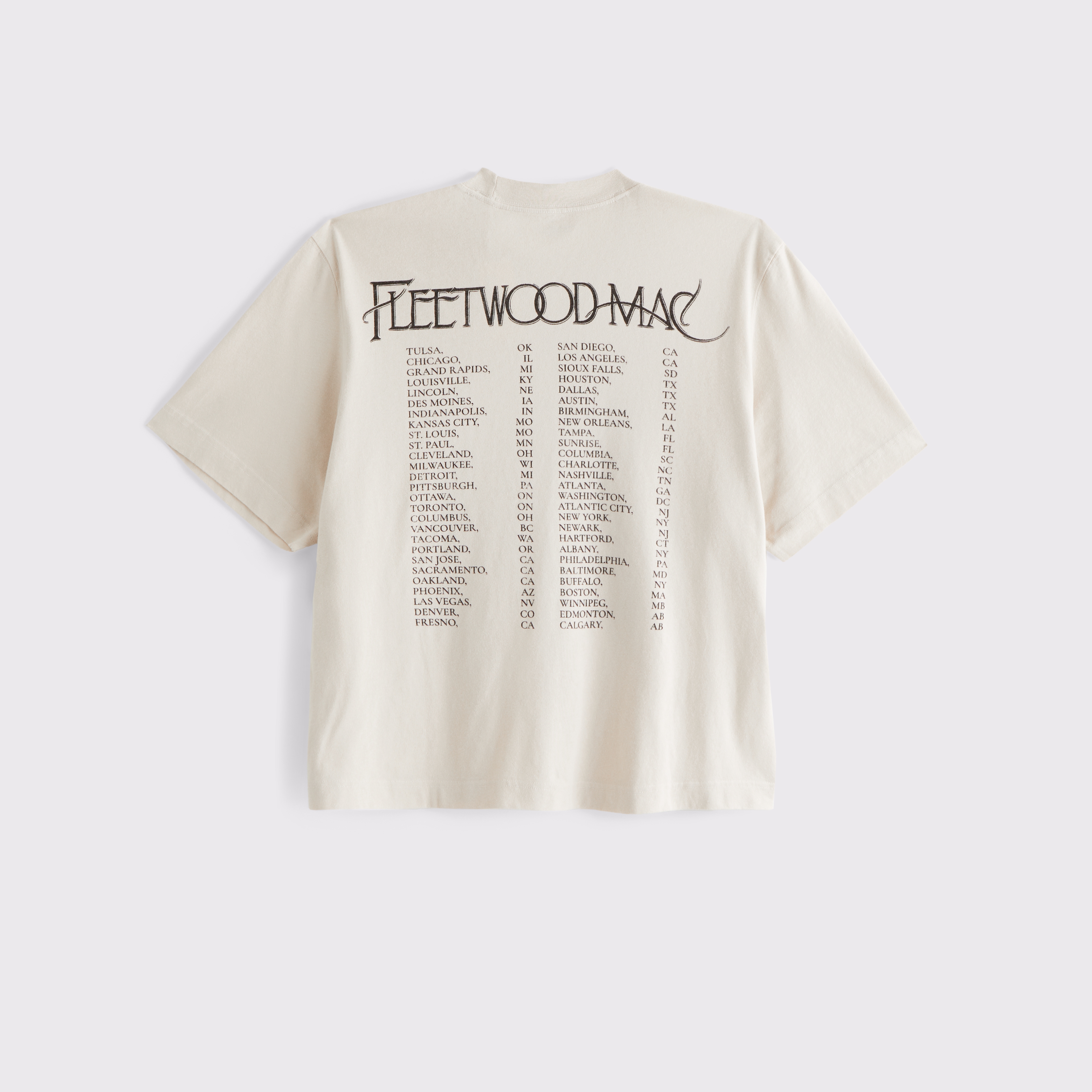 fleetwood mac tshirt mens