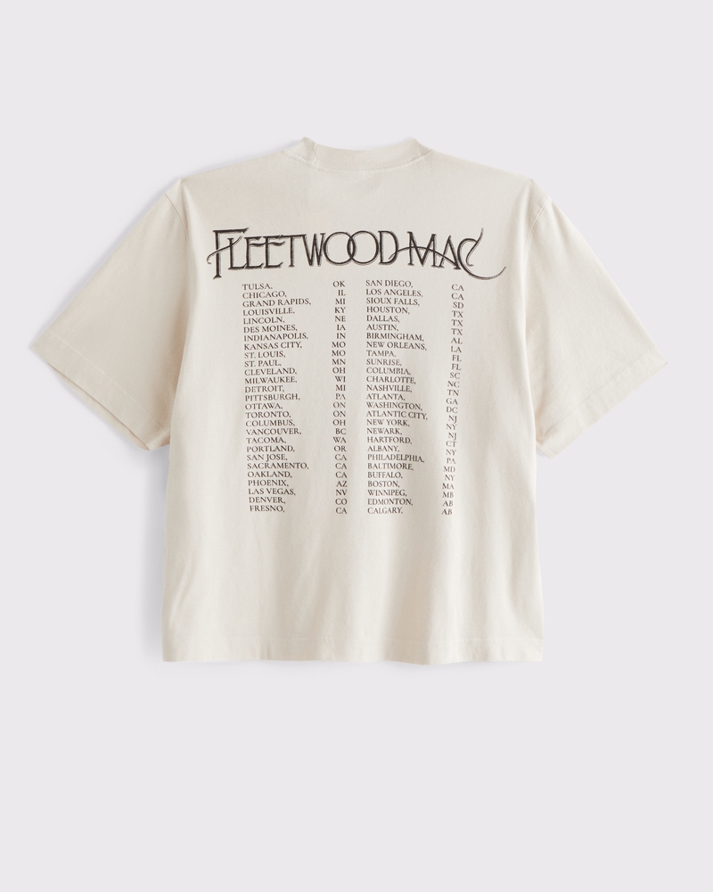 Cropped Fleetwood Mac Graphic Tee