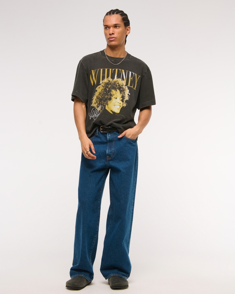 Cropped Whitney Houston Graphic Tee
