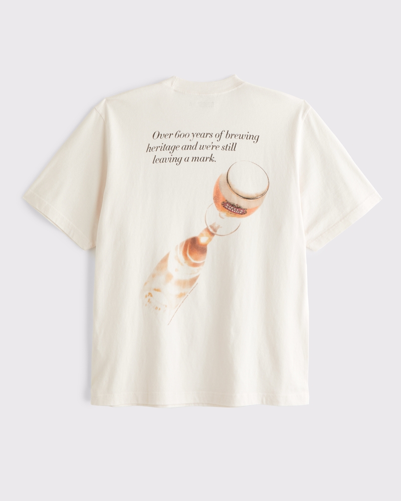 ★Abercrombie & Fitch★ Stella Artois ヴィンテージ風 Tシャツ Men's Stella Artois Vintage-Inspired Graphic Tee | Men's