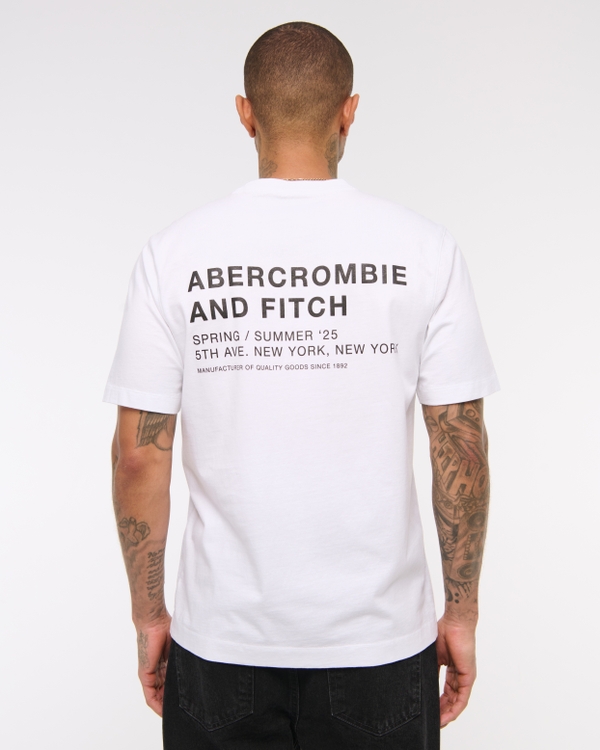 Men's Classic Polished Logo Tee | Men's Clearance | Abercrombie.com