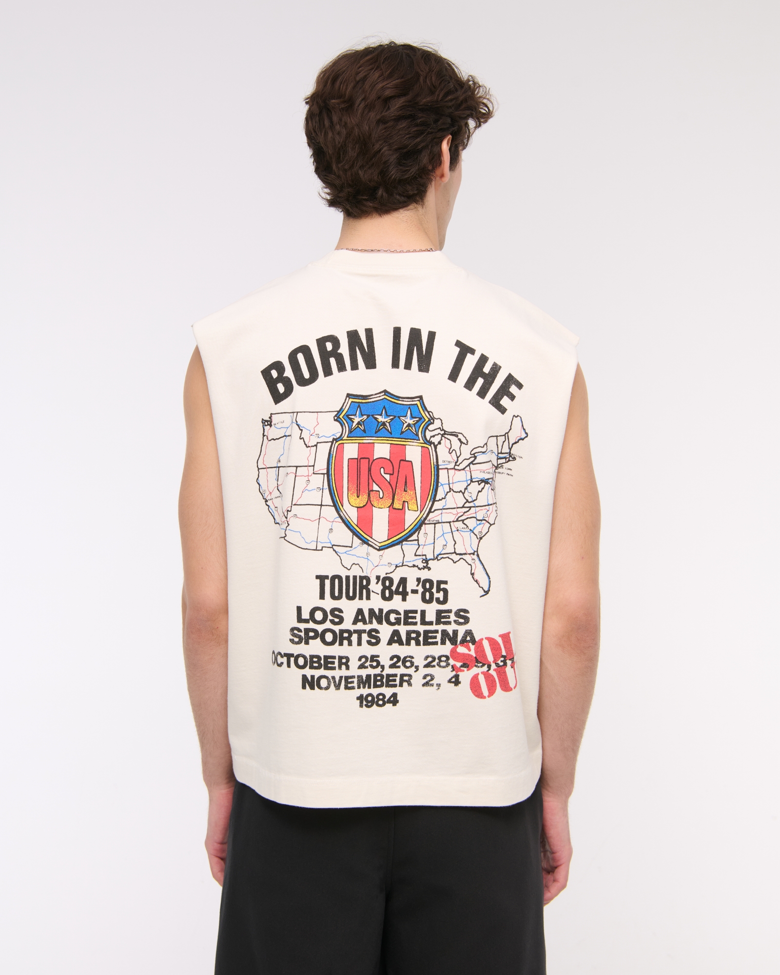 Premium Heavyweight Cropped Bruce Springsteen Tank