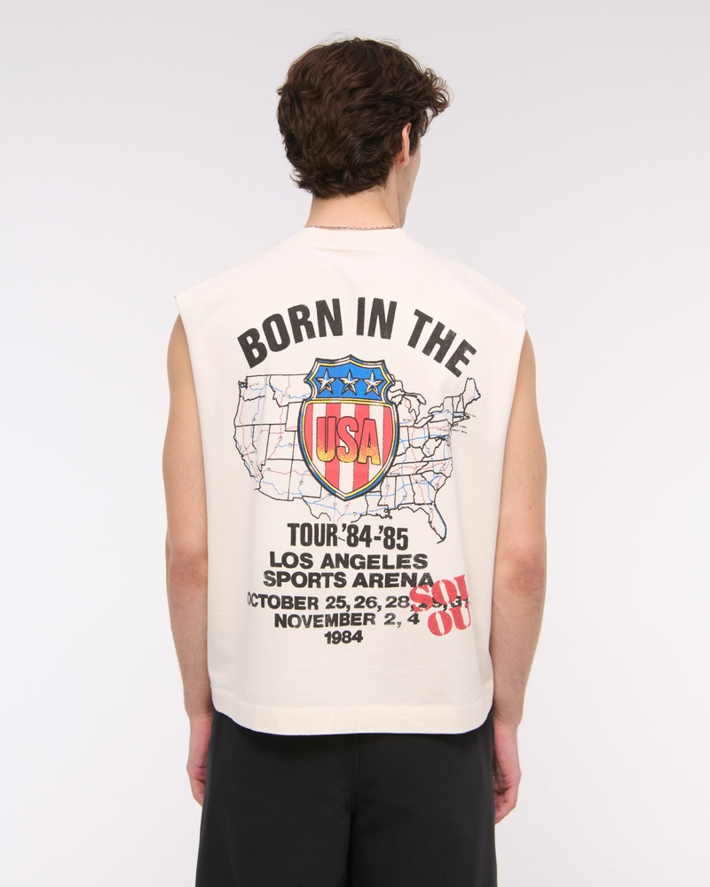 Premium Heavyweight Cropped Bruce Springsteen Tank