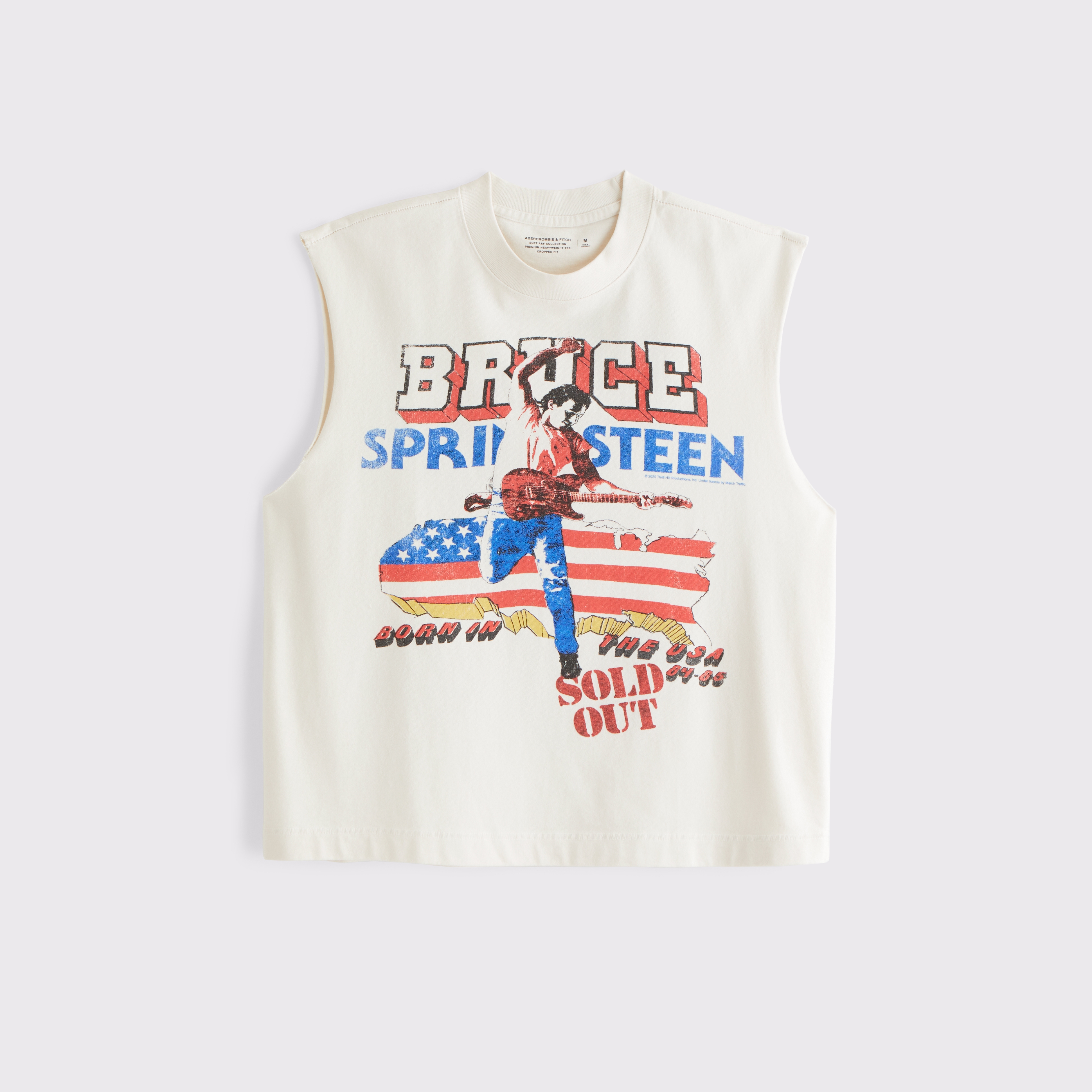 ★Abercrombie & Fitch★ブルーススプリングスティーンタンク Men's Premium Heavyweight Cropped Bruce Springsteen Tank