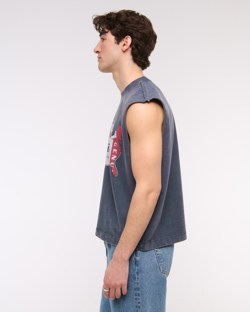 Premium Heavyweight Cropped Budweiser Tank