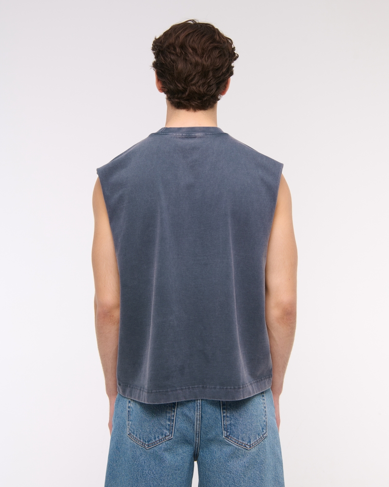 Premium Heavyweight Cropped Budweiser Tank