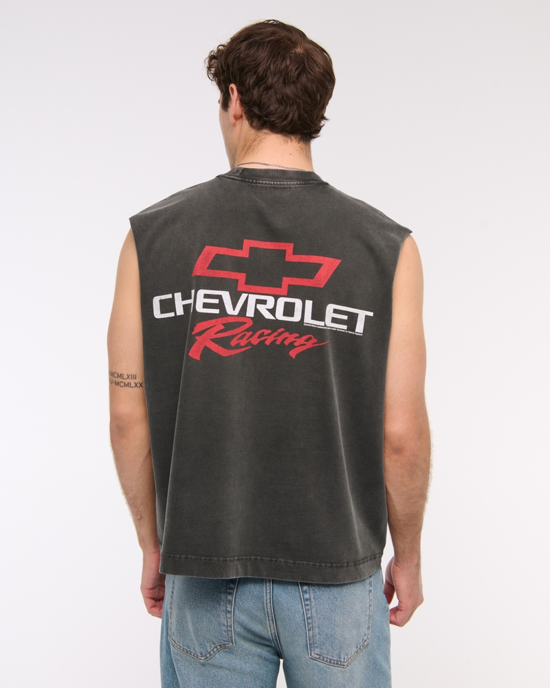 Premium Heavyweight Cropped Chevrolet Tank