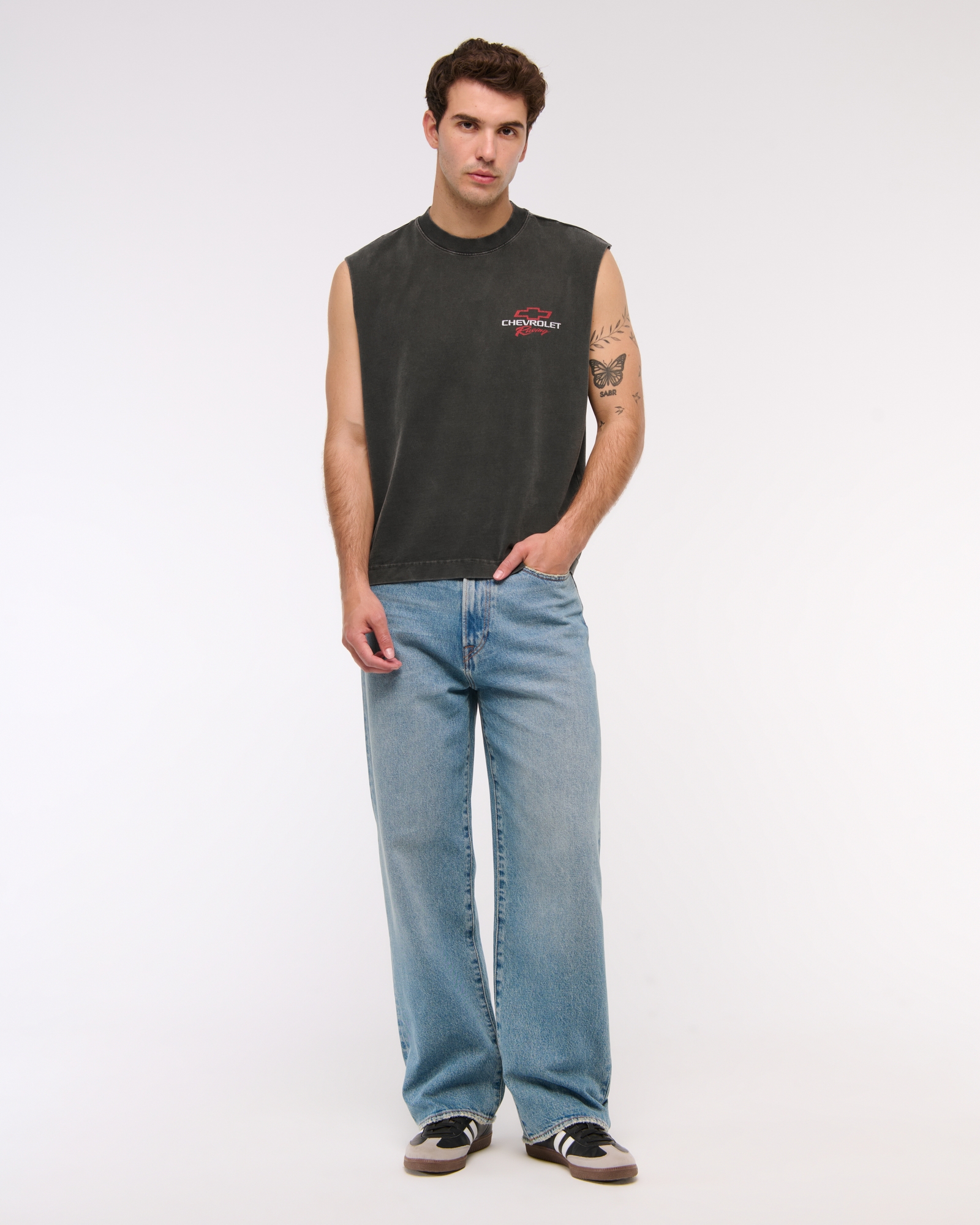 Premium Heavyweight Cropped Bruce Springsteen Tank