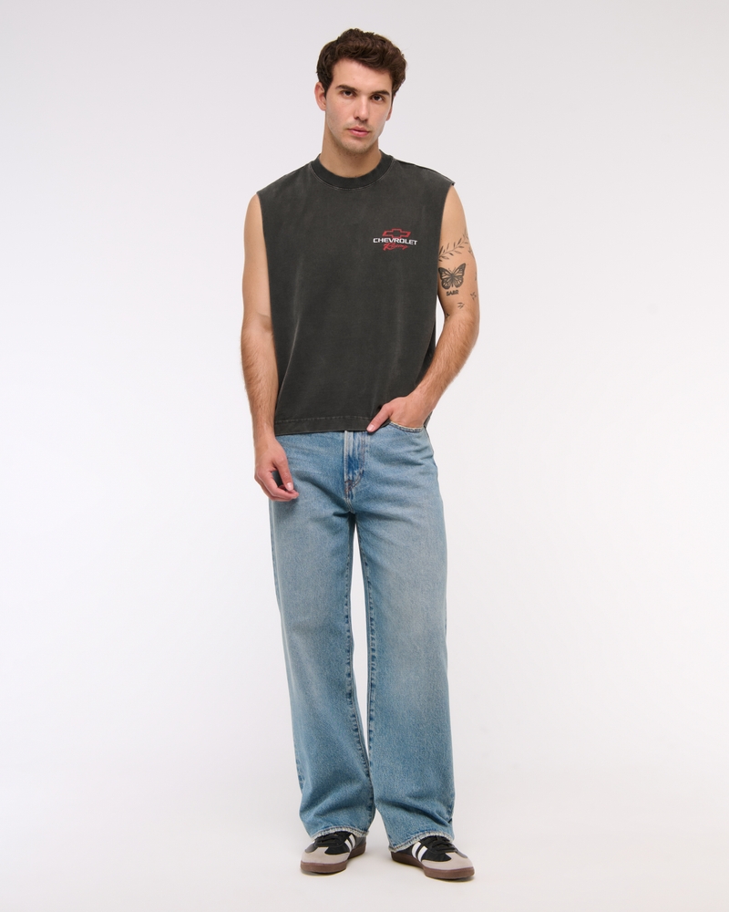 Premium Heavyweight Cropped Chevrolet Tank
