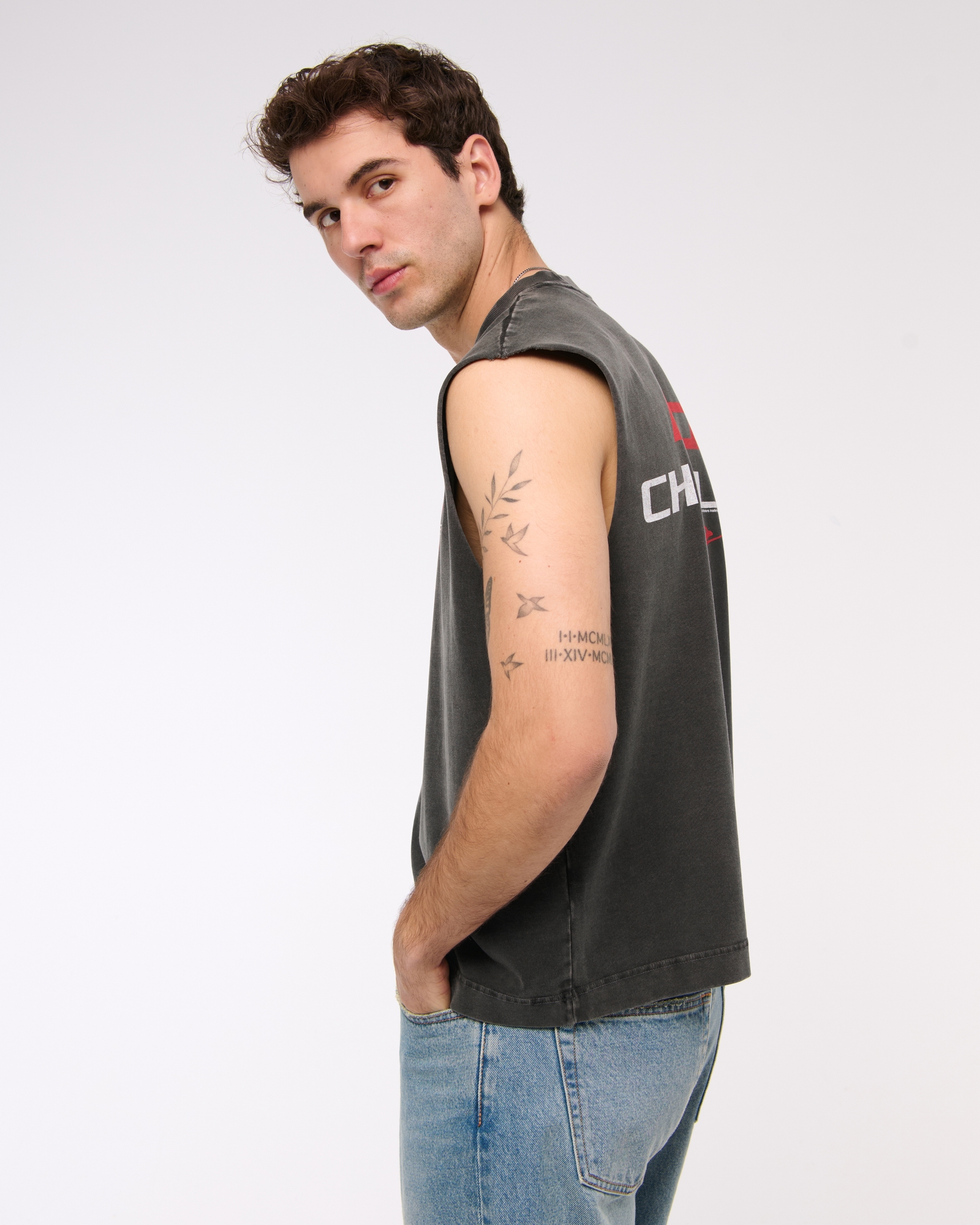 Premium Heavyweight Cropped Bruce Springsteen Tank