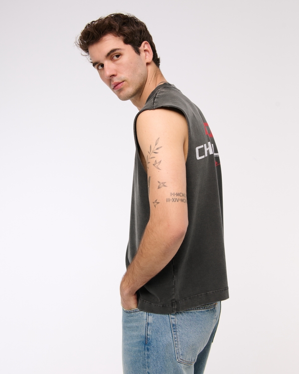 Premium Heavyweight Cropped Chevrolet Tank