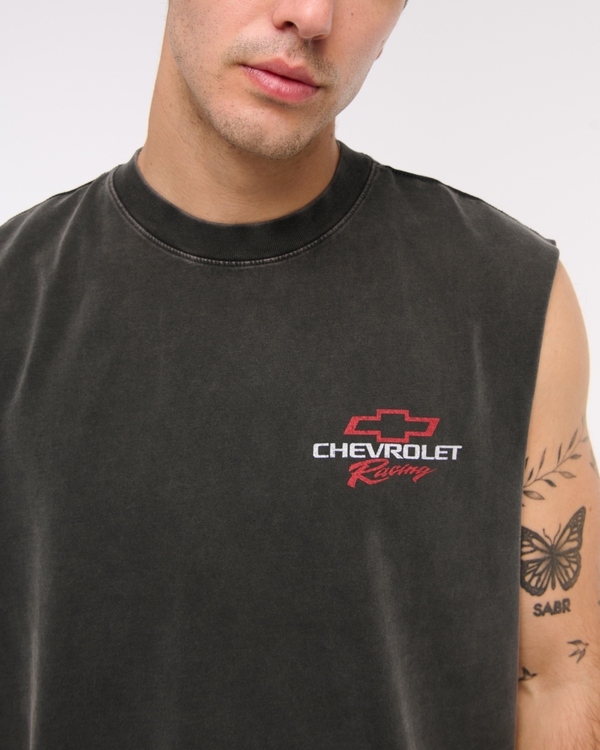 Premium Heavyweight Cropped Chevrolet Tank