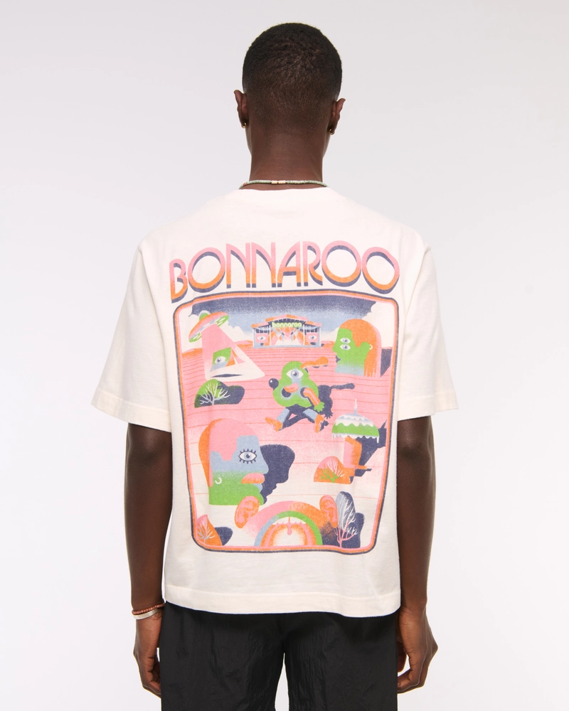 Bonnaroo Vintage-Inspired Cropped Graphic Tee
