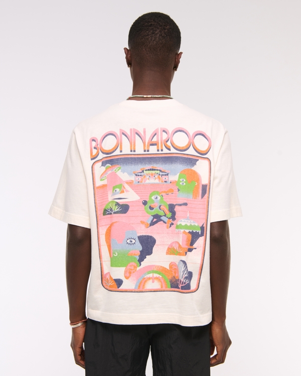 Men's Bonnaroo Vintage-Inspired Cropped Graphic Tee | Men's