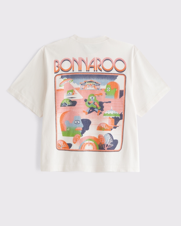 Abercrombie & Fitch, Bonnaroo Vintage-Inspired Cropped Graphic Tee