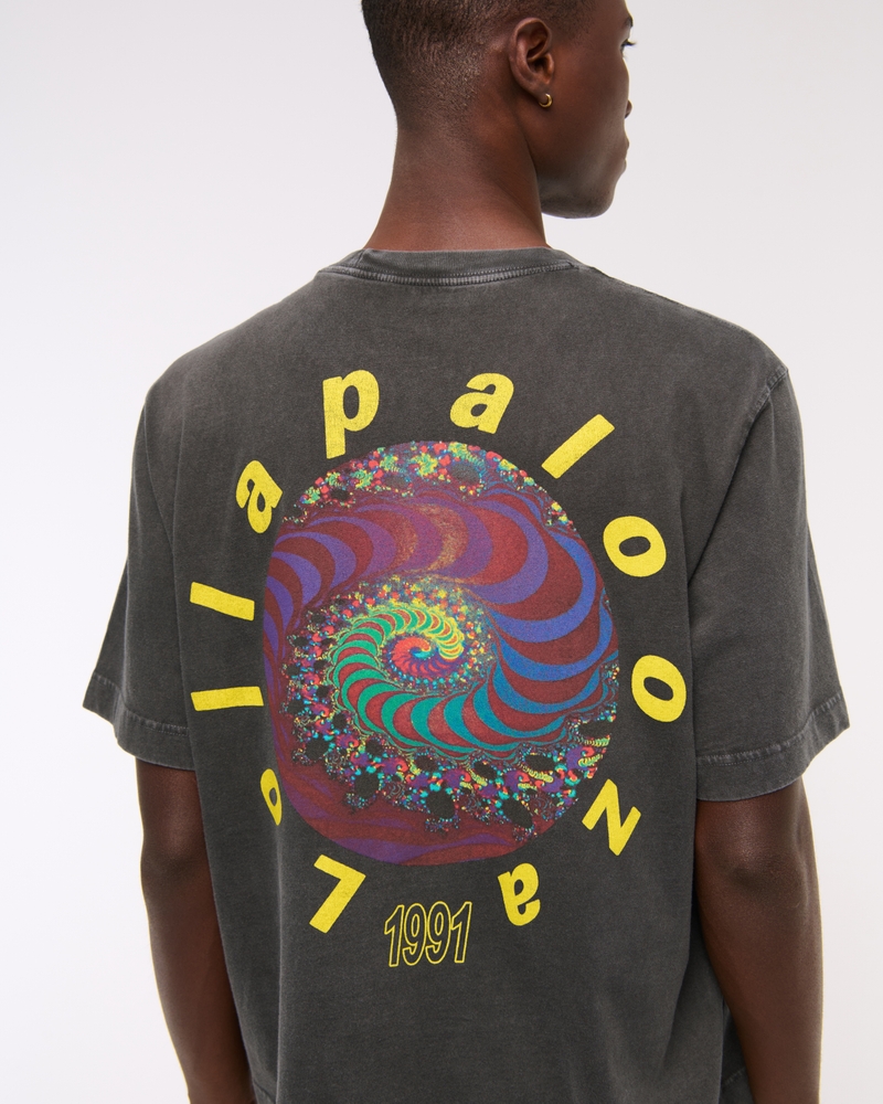 Lollapalooza Vintage-Inspired Cropped Graphic Tee