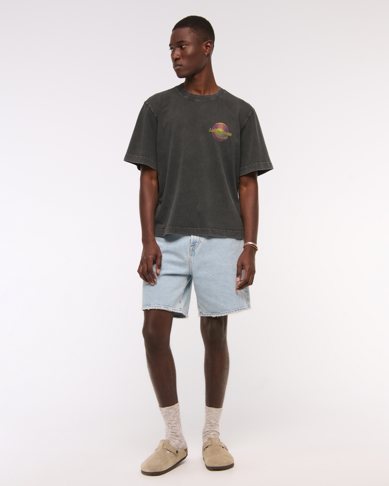 Lollapalooza Vintage-Inspired Cropped Graphic Tee