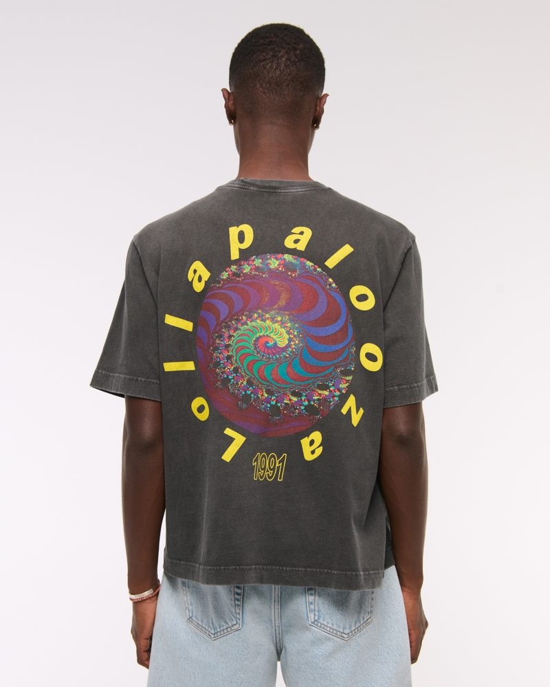 Lollapalooza Vintage-Inspired Cropped Graphic Tee