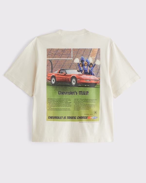Chevrolet Vintage-Inspired Cropped Graphic Tee