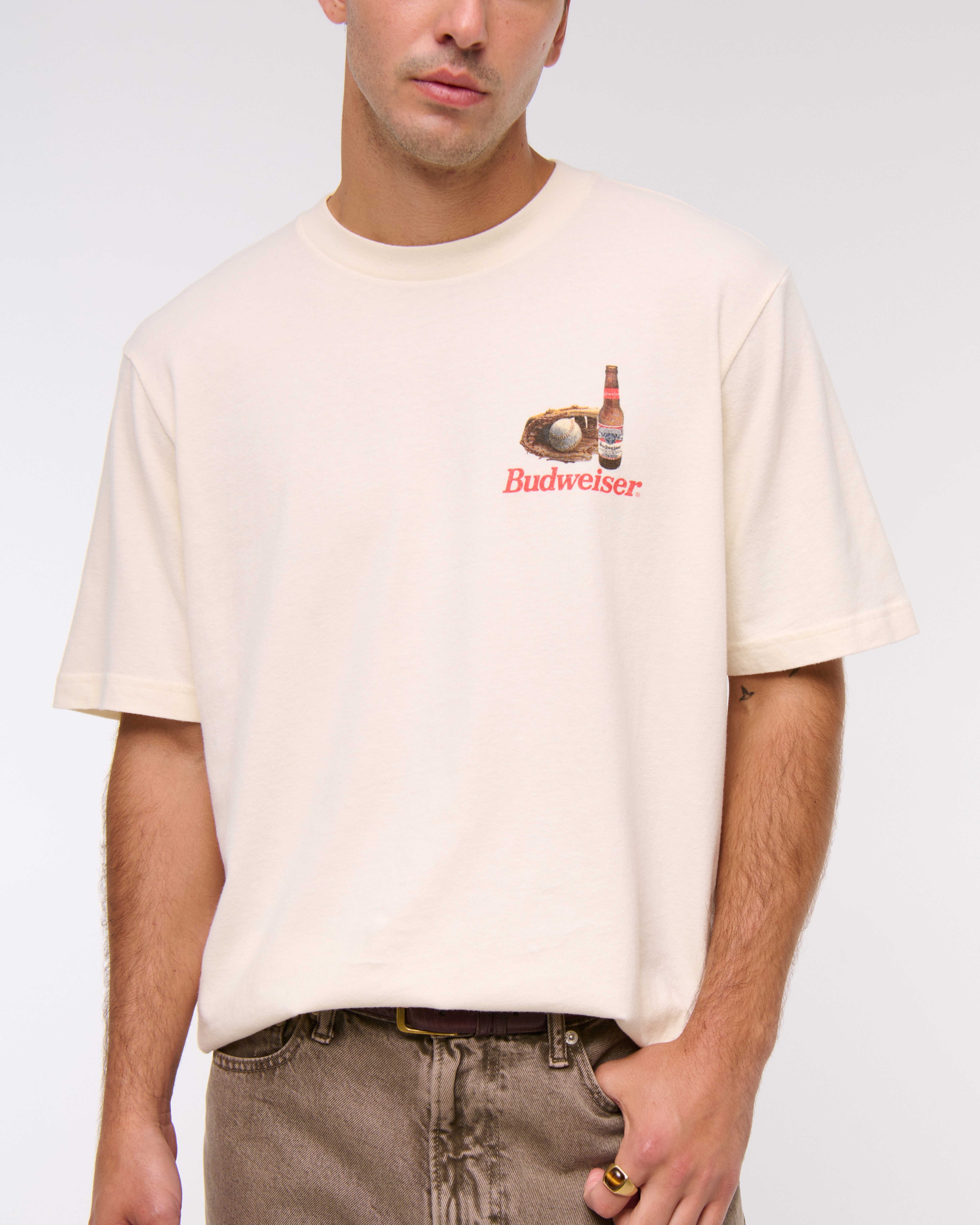 メンズ Budweiser ヴィンテージ風グラフィックTシャツ | メンズ メンズ Budweiser ヴィンテージ風グラフィックTシャツ | メンズ