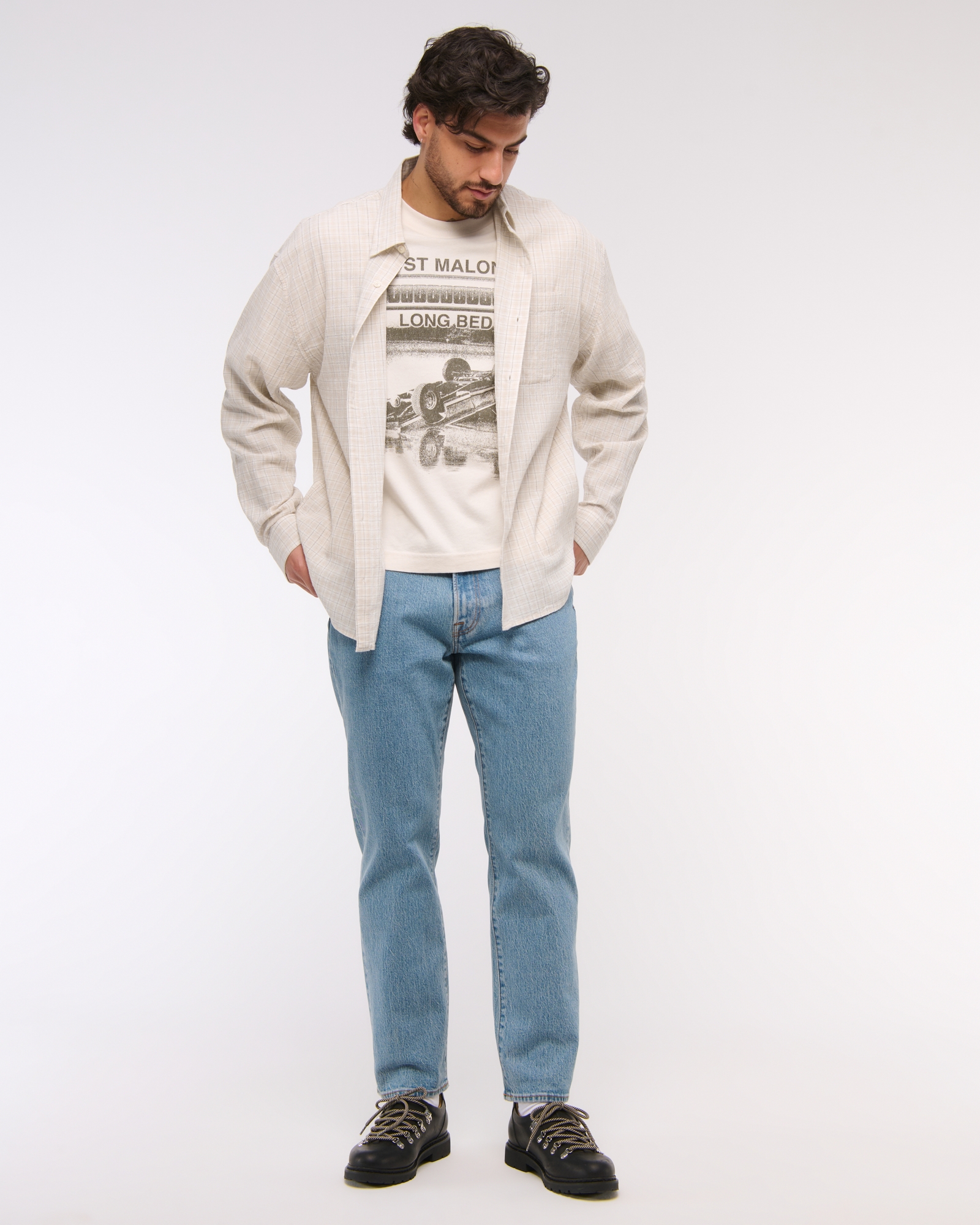 Cropped Post Malone Graphic Tee