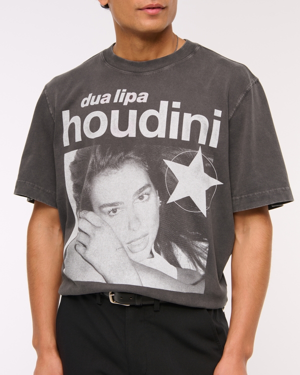 メンズ クロップド デュア・リパ グラフィックTシャツ | メンズ セール