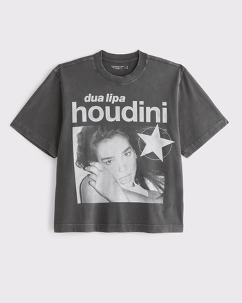 Tシャツ・カットソー Abercrombie & Fitch Cropped Dua Lipa Graphic Tee KIC_123-5038-00424-903_prod1?
