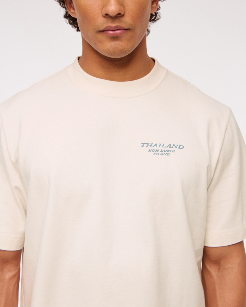 Premium Heavyweight Cropped Thailand Graphic Tee