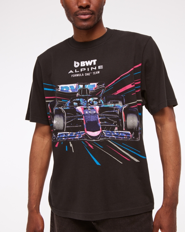メンズ Alpine Racingヴィンテージ風グラフィックTシャツ | メンズ