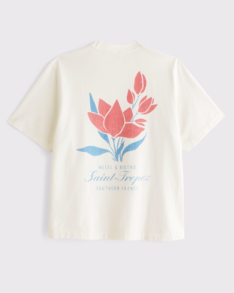 ★Abercrombie & Fitch★2.0 ホテルグラフィックTシャツ Men's Premium Heavyweight 2.0 Hotel Graphic Tee | Men's Sale