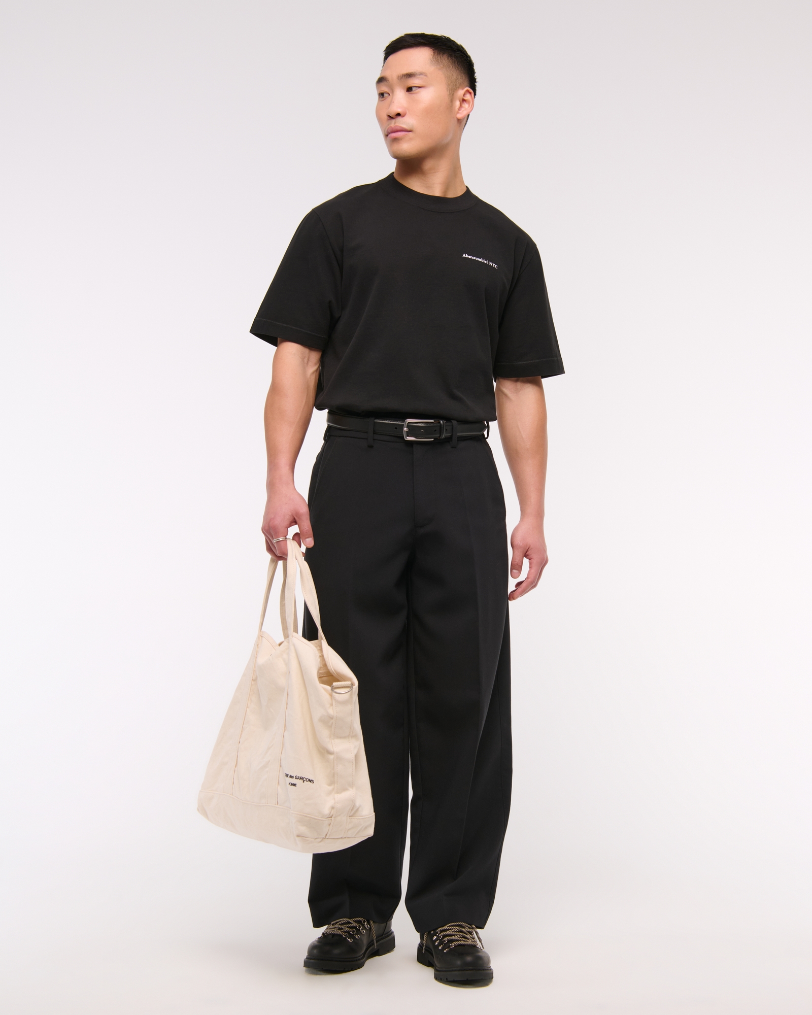 Premium Heavyweight Micro-Logo Tee