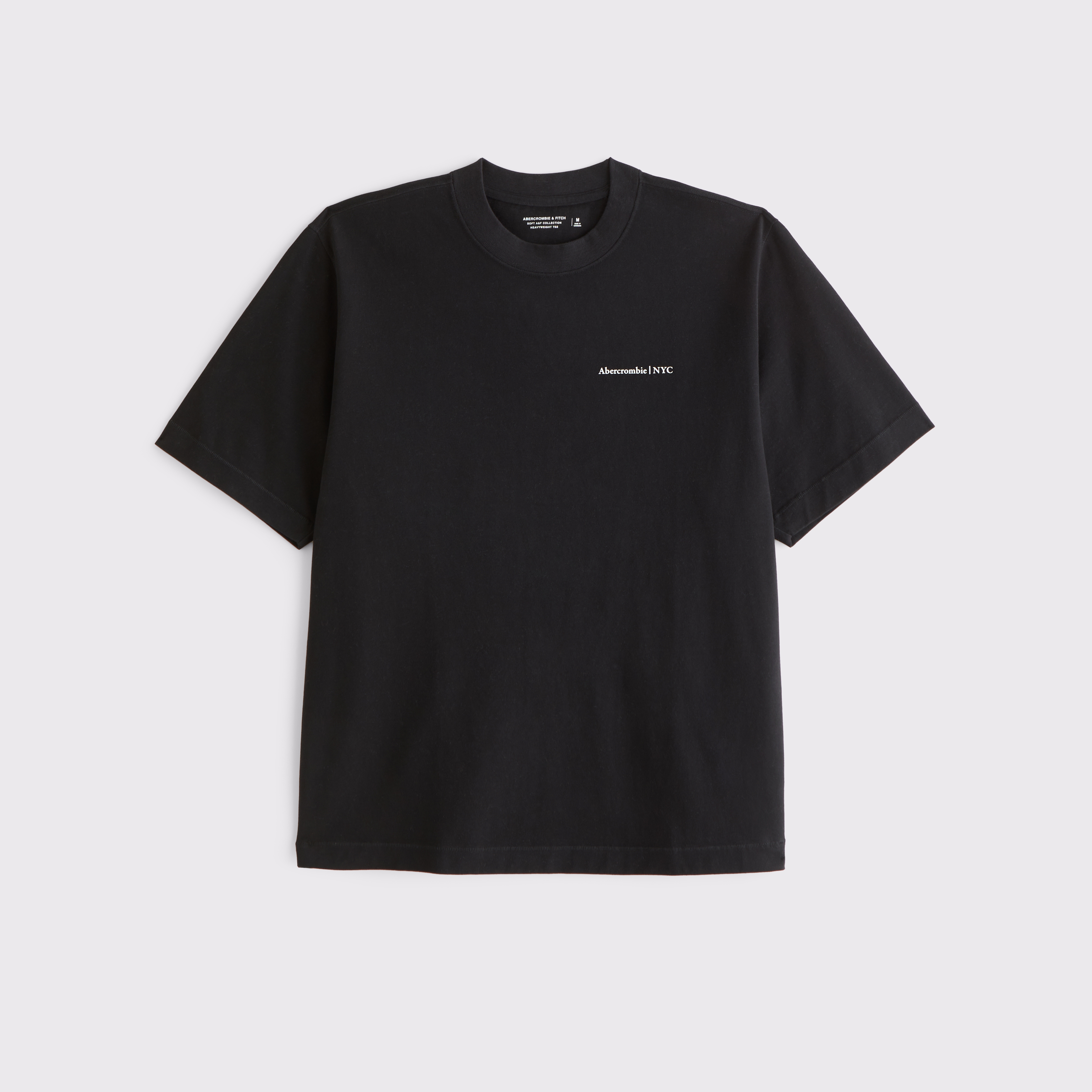 Abercrombie & Fitch◆ヘビーウェイト マイクロ ロゴ Tシャツ Men's Premium Heavyweight Micro-Logo Tee | Men's A&F Logo