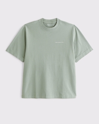 Premium Heavyweight Micro-Logo Tee