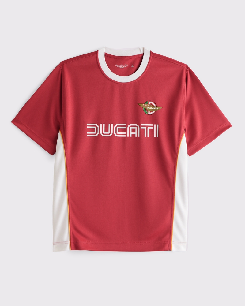 Men's Ducati Cropped Soccer-Inspired Graphic Tee Men's Clearance