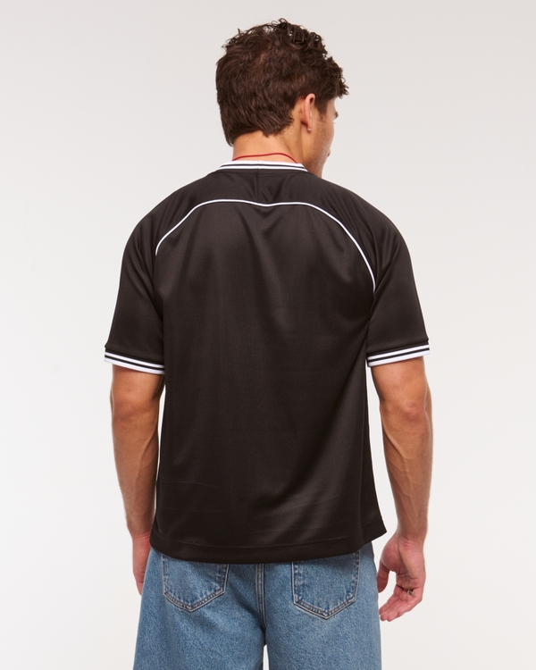 Alfa Romeo Cropped Soccer-Inspired Graphic Tee