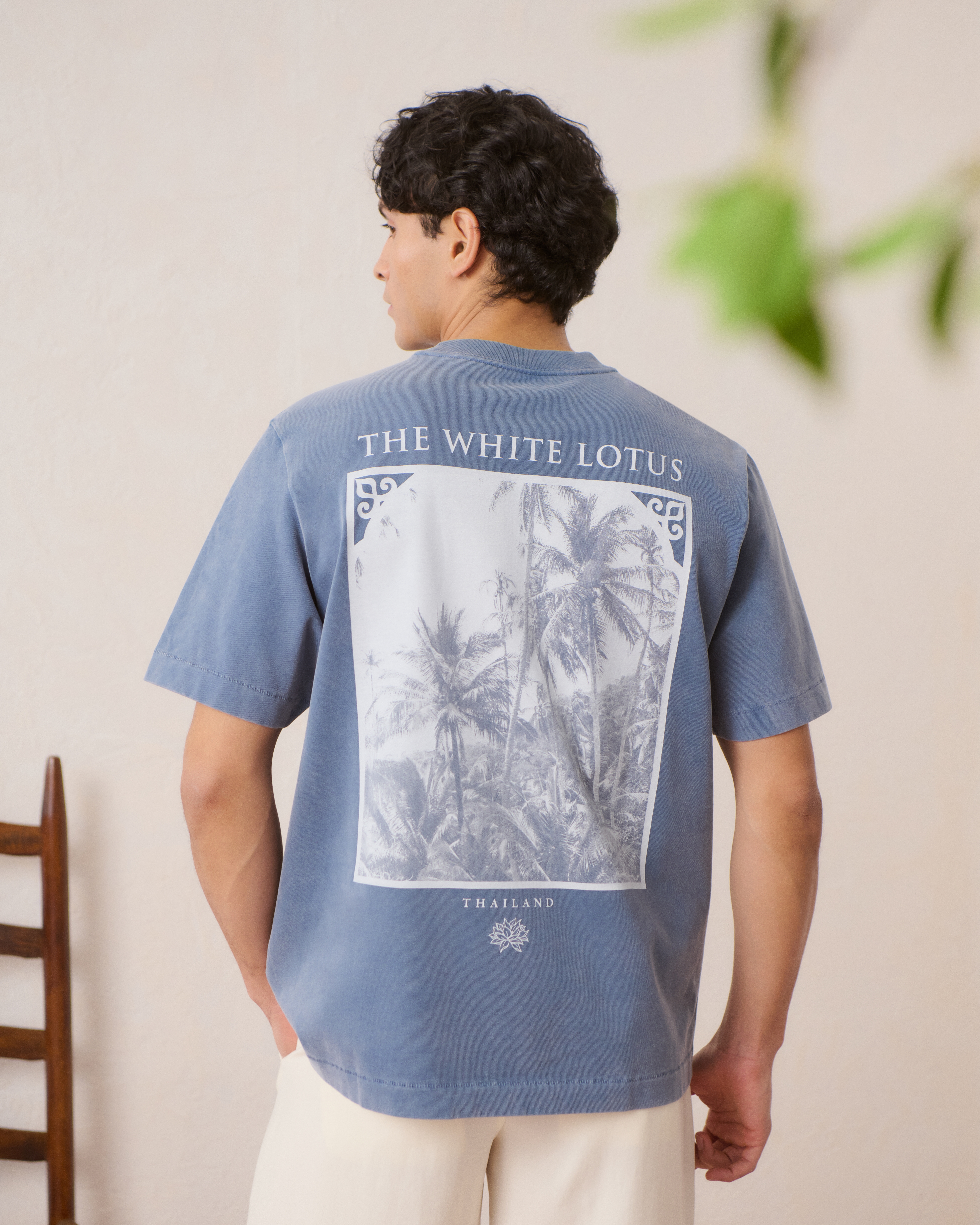 Men's Premium Heavyweight The White Lotus Graphic Tee