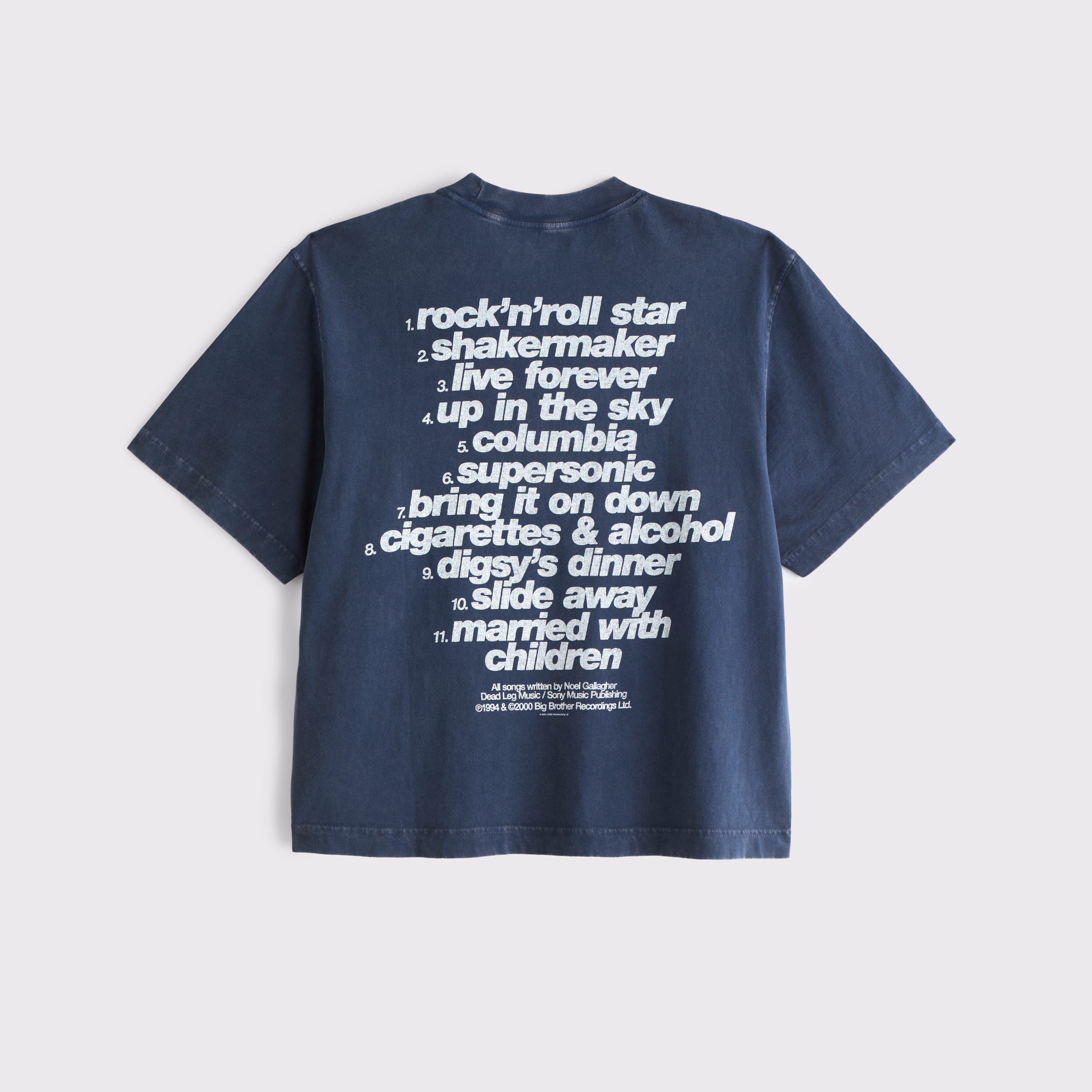 Men's Cropped Oasis Graphic Tee | Men's Tops | Abercrombie.com