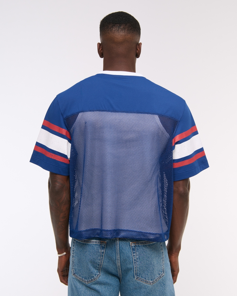 Pabst Blue Ribbon Cropped Mesh Tee